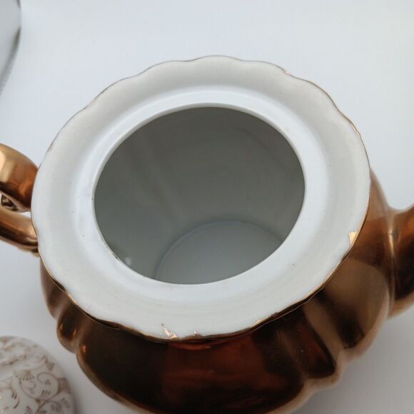 VTG Fragonard Courting Couple W/Gold Accents Gilded 22pc Tea Set Italy Victorian - Picture 15 of 15